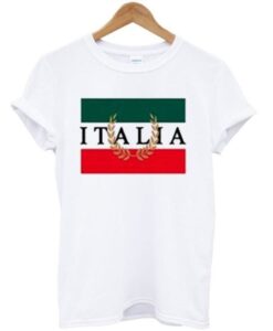 italia flag t-shirt ZNF08