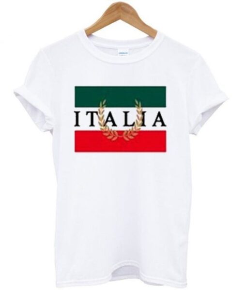 italia flag t-shirt ZNF08