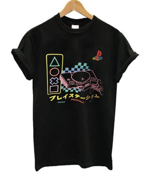 japan playstation 1994 t-shirt ZNF08