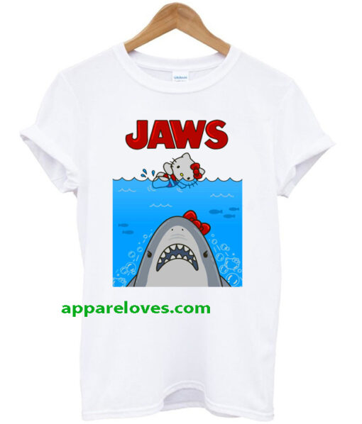 jaws hello kitty t shirt thd