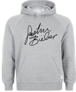 justin bieber signature hoodie