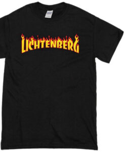 lichtenberg flame T-shirt ZNF08