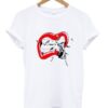 lips dope earphone tshirt ZNF08