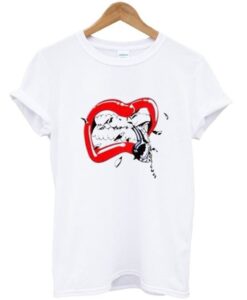 lips dope earphone tshirt ZNF08