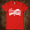 lobsters valentines t shirt THD