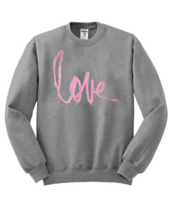 love pink sweatshirt