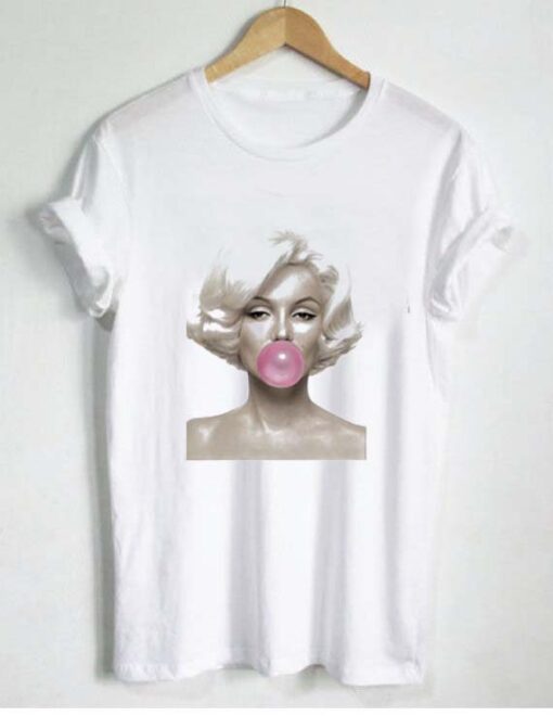 marilyn monroe bubble gum T Shirt Size S,M,L,XL,2XL,3XL