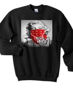 marlyn monroe diamond gengster sweatshirt ZNF08