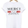 merci mon cheri tshirt ZNF08