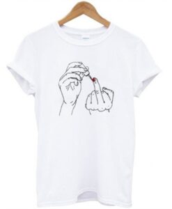 middle finger t-shirt