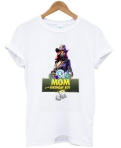 mom on the birthday boy t-shirt ZNF08