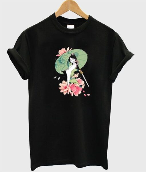 mulan magnolia T-shirt ZNF08