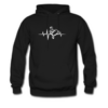 music heartbeat hoodie THD