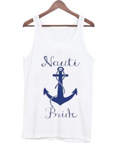 nauti bride Adult tank top