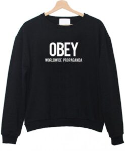 obey worldwide propaganda sweatshirt