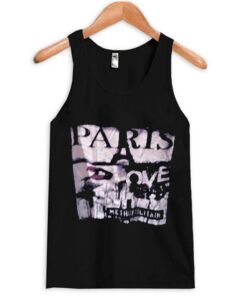 paris love metropolitain tank top ZNF08