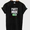 party mode on t-shirt ZNF08