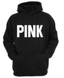 pink hoodie