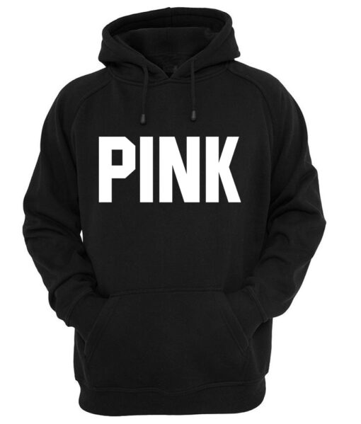 pink hoodie