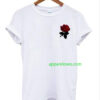 red rose flower tee Tshirt thd