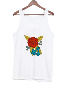 retro floral tank top