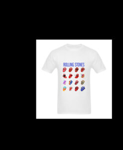 rolling stones stadium tongue tour T SHIRT THD