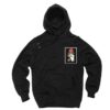 rose and hand black color Hoodies THD