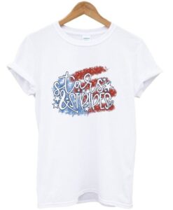 stars and stripes t-shirt ZNF08