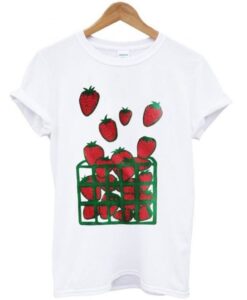 strawberry box t shirt ZNF08