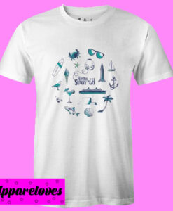 women LH Beach Turquoise T Shirt